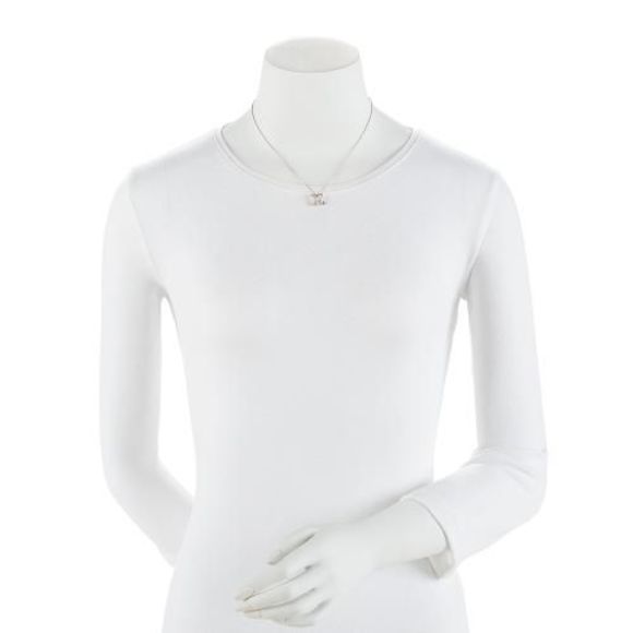 Tiffany & Co. Elsa Peretti Sterling Silver Alphabet Letter M Pendant Necklace - Picture 2 of 3